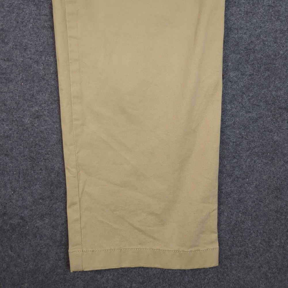 Tommy Hilfiger Mens Regular Fit Stretch Chino Pants Khaki Tan 34x32 Casual Work - Picture 4 of 14